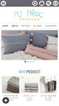Mobile Screenshot of mj-fabric.com